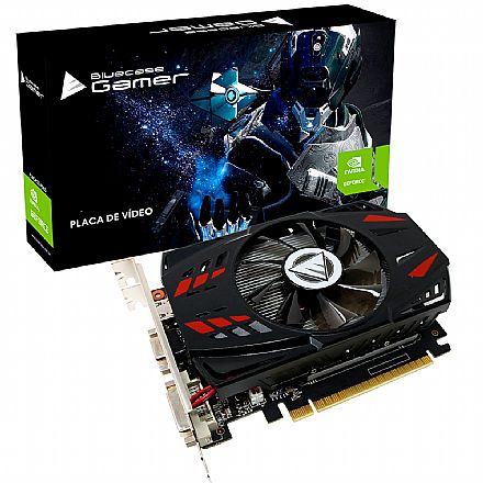 Placa de Vídeo - GeForce GTX 750 2GB GDDR5 128bits - Bluecase - BP-GTX750-2GD5D1