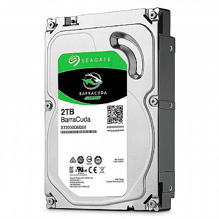 HD (Disco Rígido) - HD 2TB SATA - 7200RPM - 256MB Cache - Seagate BarraCuda ST2000DM008 [i]