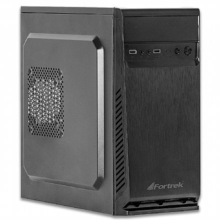 Gabinete - Gabinete Fortrek SC501BK - USB e Áudio Frontal - Preto