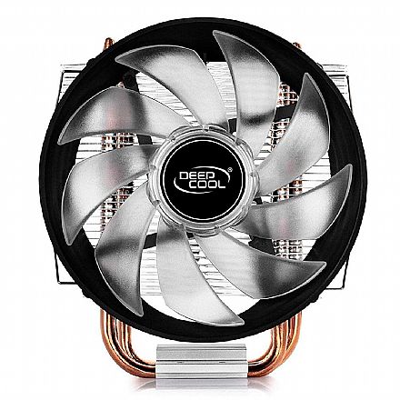 Cooler CPU - Cooler Deepcool Gammaxx 300R (AMD / Intel) - LED Vermelho - DP-MCH3-GMX300RD