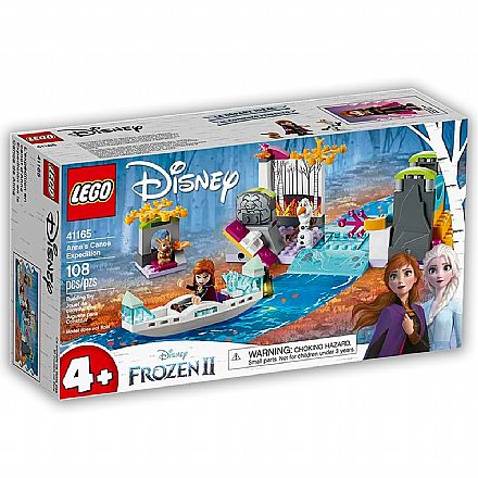 Brinquedo - LEGO Disney - Disney Frozen 2 - A Expedicao de Canoa da Anna - 41165