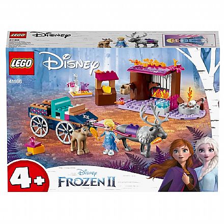 Brinquedo - LEGO Disney - Disney Frozen 2 - A Aventura em Caravana da Elsa - 41166