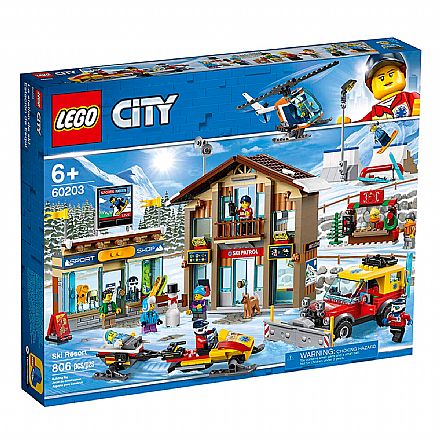 Brinquedo - LEGO City - Resort de Esqui - 60203