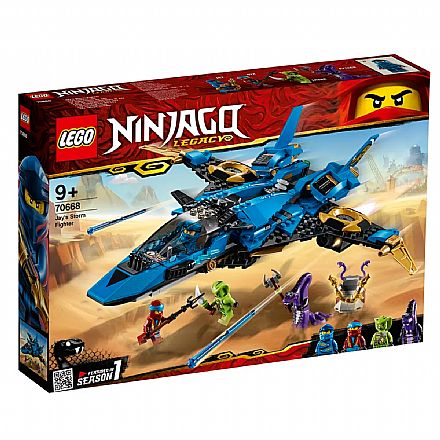Brinquedo - LEGO Ninjago - O Storm Fighter de Jay - 70668