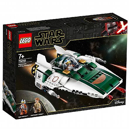 Brinquedo - LEGO Star Wars - A-Wing Starfighter da Resistencia - 75248