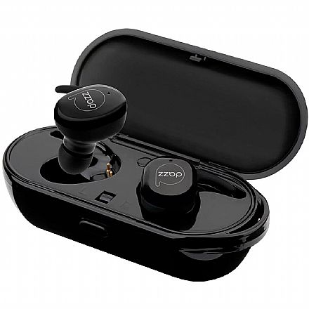 Fone de Ouvido - Fone de Ouvido Bluetooth Earbud Dazz Prodigy - com Microfone - com Case Carregador - Preto - 6013246