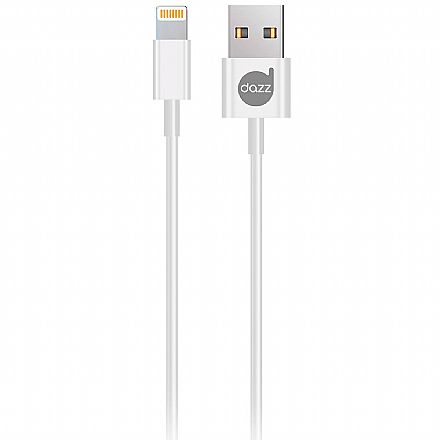 Acessorios de telefonia - Cabo Lightning para USB - Para iPhone, iPad e iPod - 90cm - Branco - Licenciado Apple - Dazz 6013758