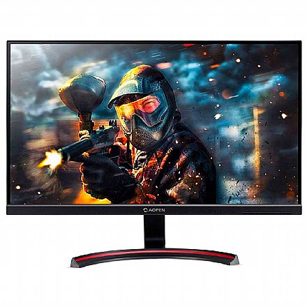 Monitor - Monitor 27" Acer Gamer AOPEN 27MX1 BII - Full HD - 1ms - 75Hz - FreeSync - VGA/HDMI