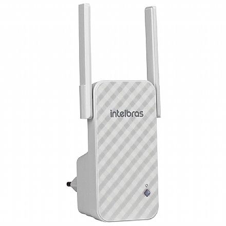 Roteador, Repetidor & Acess Point - Extensor de Alcance Wi-Fi Intelbras IWE 3001 - 300Mbps - Repetidor de Sinal - com 2 Antenas