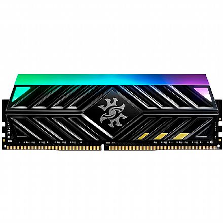 Memória para Desktop - Memória 8GB DDR4 3000MHz Adata XPG Spectrix D41 TUF RGB - CL16 - AX4U300038G16-SB41