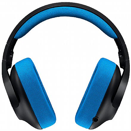 Fone de Ouvido - Headset Gamer Logitech G233 Prodigy - Drivers Pro-G - Microfone com Cancelamento de Ruído - Conector P2 - Compatível com PC, PS4, Xbox One, Nintendo Switch, Smartphones e Tablets