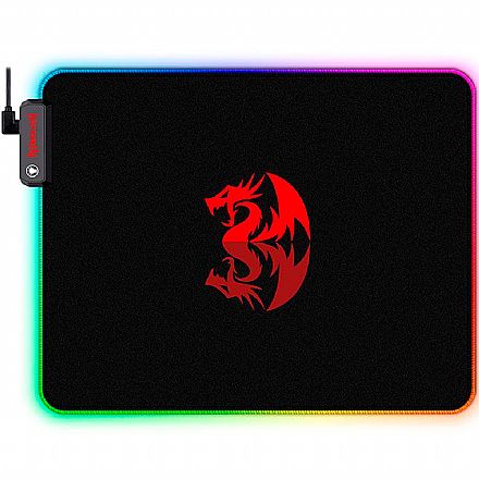 Mouse pad - Mousepad Redragon Pluto - Médio - 330 x 260 x 3mm - P026