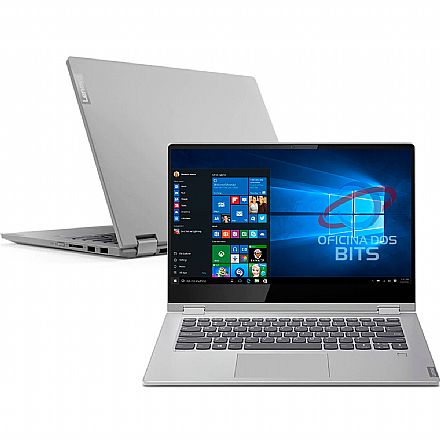 Notebook - Notebook Lenovo Ideapad C340 2 em 1 - Tela 14" Touchscreen, Intel i5 8265U, 12GB, SSD 128GB, Windows 10 - 81RL0004BR