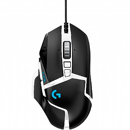 Mouse - Mouse Gamer Logitech G502 Hero SE - 16000dpi - 11 Botões Programáveis - Controle de Peso - com LED RGB - 910-005744