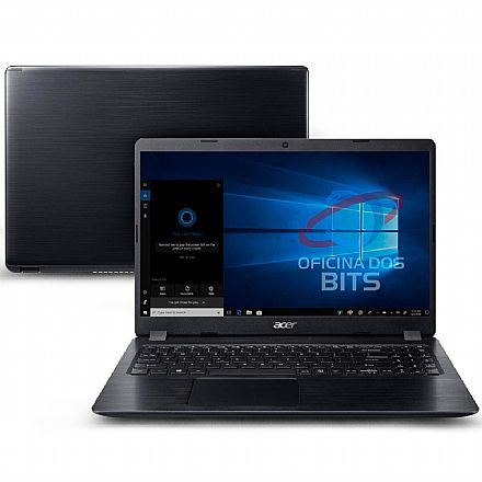 Notebook - Notebook Acer Aspire A515-52-57FA - Tela 15.6", Intel i5 8265U, 4GB, HD 1TB, Windows 10 Professional
