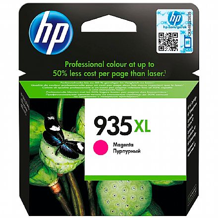 Cartucho - Cartucho HP 935XL Magenta - C2P25AB - Para HP Officejet Pro 6830 / HP Officejet Pro 6230 - Outlet