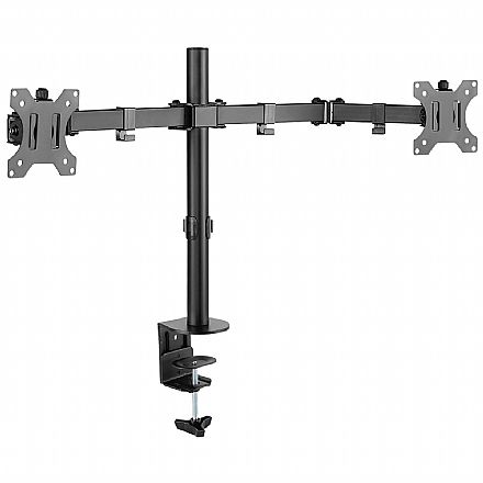 Suporte de Monitor/TV - Suporte para 2 Monitores / TVs até 32" Vinik - com Regulagem de Altura e Ângulo - Padrão VESA - SM-341A