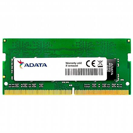 Memória para Notebook - Memória SODIMM 4GB DDR4 2400MHz Adata - para Notebook - AD4S2400J4G17S