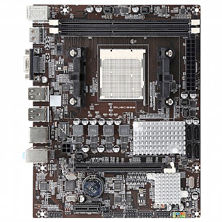 Placa Mãe para AMD - Bluecase BMB78-D1 (AM3+ - DDR3 1600) Chipset AMD 760G - Micro ATX