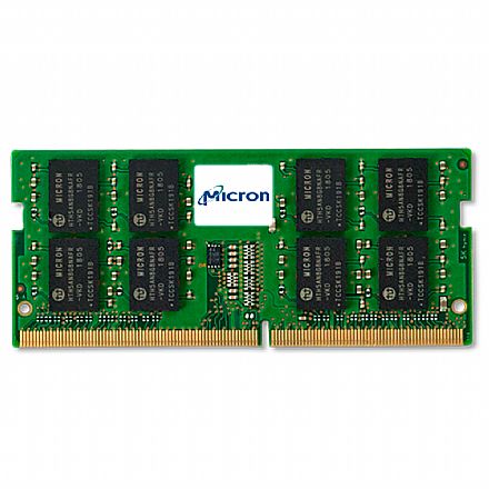 Memória para Notebook - Memória SODIMM 16GB DDR4 2400MHz Micron - para Notebook [i]