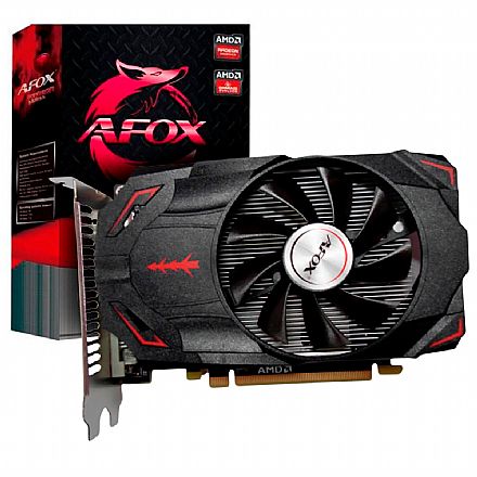 Placa de Vídeo - AMD Radeon RX 550 4GB GDDR5 128bits - AFOX AFRX550-4096D5H3