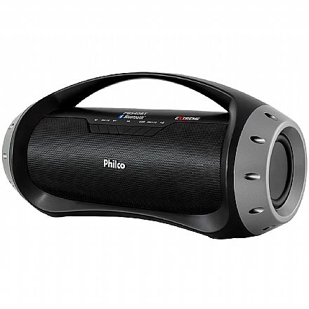 Caixa de Som - Caixa de Som Portátil Philco PBS40BT Extreme - Bluetooth - 40W RMS - Preta