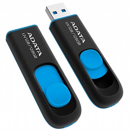 Pen Drive - Pen Drive 16GB Adata Flash - USB 3.0 - AUV12816GRBE