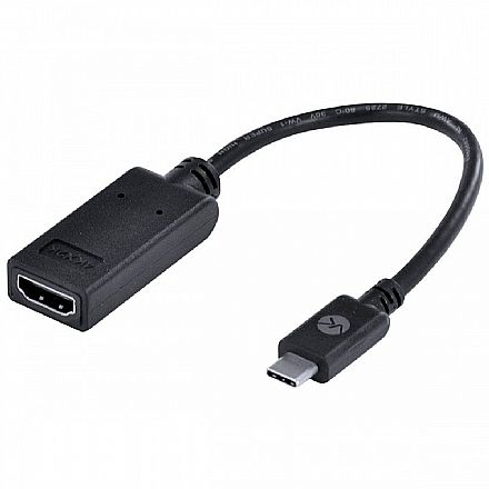 Cabo & Adaptador - Adaptador Conversor USB-C para HDMI - 4K - USB-C - 20cm - Vinik ACHDMI-20