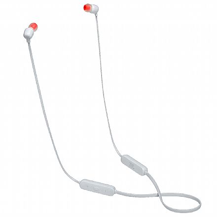 Fone de Ouvido - Fone de Ouvido Bluetooth Intra-Auricular JBL Tune 115BT - com Microfone - Branco - JBLT115BTWHT