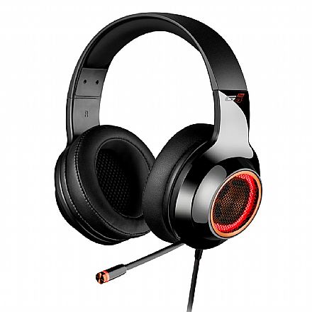 Fone de Ouvido - Headset Gamer Edifier G4 Pro - 7.1 Canais - com Vibração e LED - Microfone Retrátil - USB - Preto