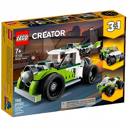 Brinquedo - LEGO Creator - Caminhão Foguete - 31103