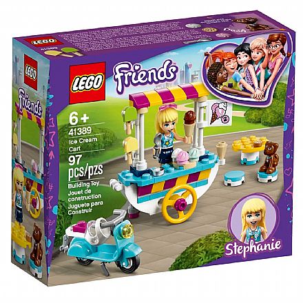 Brinquedo - LEGO Friends - Carrinho de Sorvetes - 41389