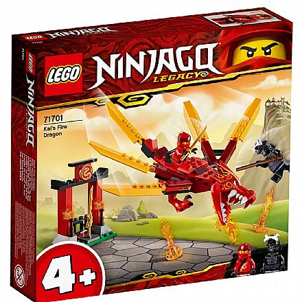 Brinquedo - LEGO Ninjago - Dragão de Fogo do Kai - 71701