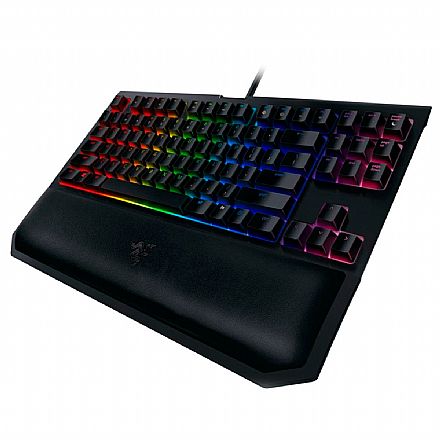 Teclado - Teclado Mecânico Gamer Razer Blackwidow Tournament V2 Chroma - Switch Razer Orange - Padrão US - RZ03-02190700-R3M1