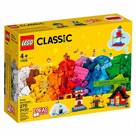 Brinquedo - LEGO Classic - Blocos e Casas - 11008