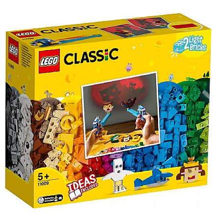 Brinquedo - LEGO Classic - Peças e Luzes - 11009