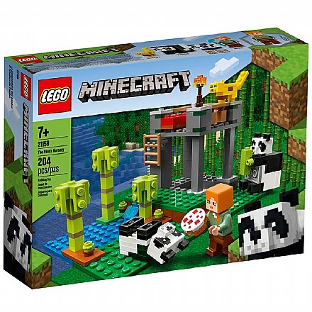 Brinquedo - LEGO Minecraft - A Creche dos Pandas - 21158