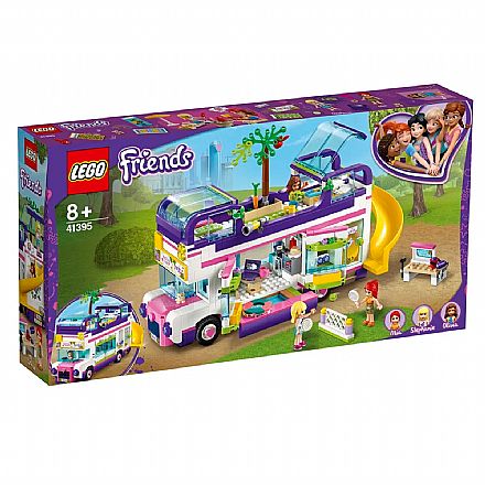 Brinquedo - LEGO Friends - Onibus da Amizade - 41395