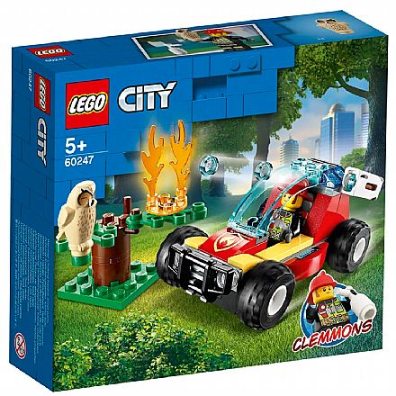 Brinquedo - LEGO City - Floresta em Chamas - 60247