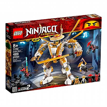 Brinquedo - LEGO Ninjago - Robo Dourado - 71702