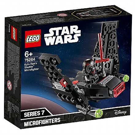 Brinquedo - LEGO Star Wars - Disney - Microfighter Onibus Espacial do Kylo Ren - 75264