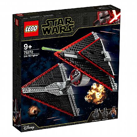 Brinquedo - LEGO Star Wars - Disney - TIE Fighter Sith - 75272