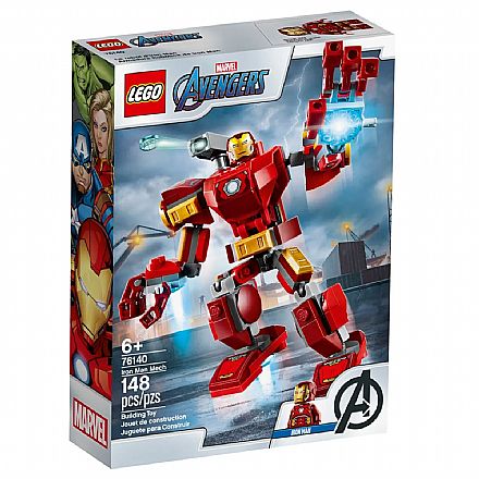 Brinquedo - LEGO Super Heroes - Disney - Marvel - Avengers - Robo Iron Man - 76140