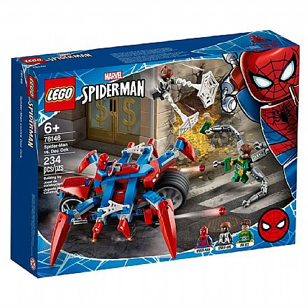 Brinquedo - LEGO Super Heroes - Disney - Marvel - Homem Aranha - Spider-Man vs Doc Ock - 76148