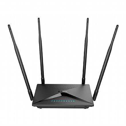 Roteador, Repetidor & Acess Point - Roteador Wi-Fi D-Link DIR-853 AC1300 - Gigabit - Tecnologia MU-MIMO - 4 Antenas de 7dBi