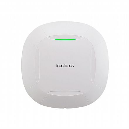 Roteador, Repetidor & Acess Point - Access Point Corporativo Intelbras AP 1350 AC - Alta Potência - 1350Mbps - PoE - Montável em Teto ou Parede - Função Check-in no Facebook e Splash Page