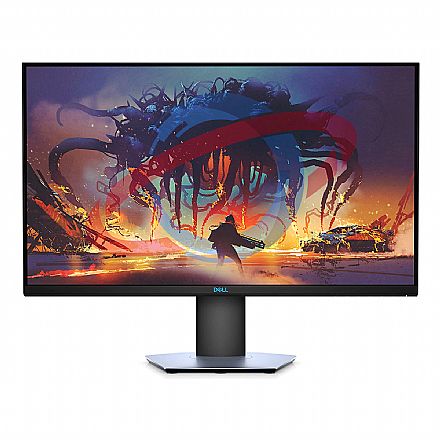 Monitor - Monitor 27" Dell Gamer S2719DGF - Quad HD 2560 x 1440 - FreeSync - 1ms - 155Hz - Suporte VESA - HUB USB - 2 HDMI, DisplayPort - Outlet - Garantia 90 dias