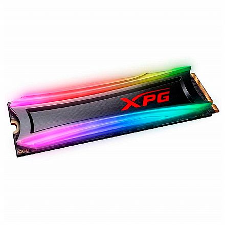 SSD - SSD M.2 1TB Adata XPG Spectrix S40G - NVMe - 3D NAND - Leitura 3500 MB/s - Gravação 3000MB/s - AS40G-1TT-C