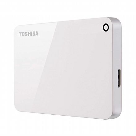HD Externo - HD Externo 2TB Portátil Toshiba Canvio Advance - USB 3.0 - HDTC920XW3AA - Branco