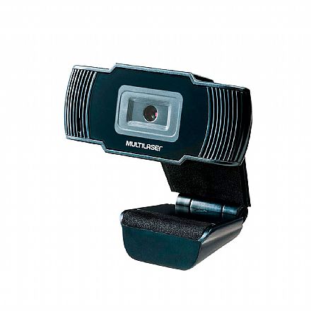 Webcam - Web Câmera Multilaser Office AC339 - Video Chamada em HD 720p - com Microfone